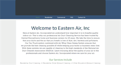 Desktop Screenshot of easternairinc.net